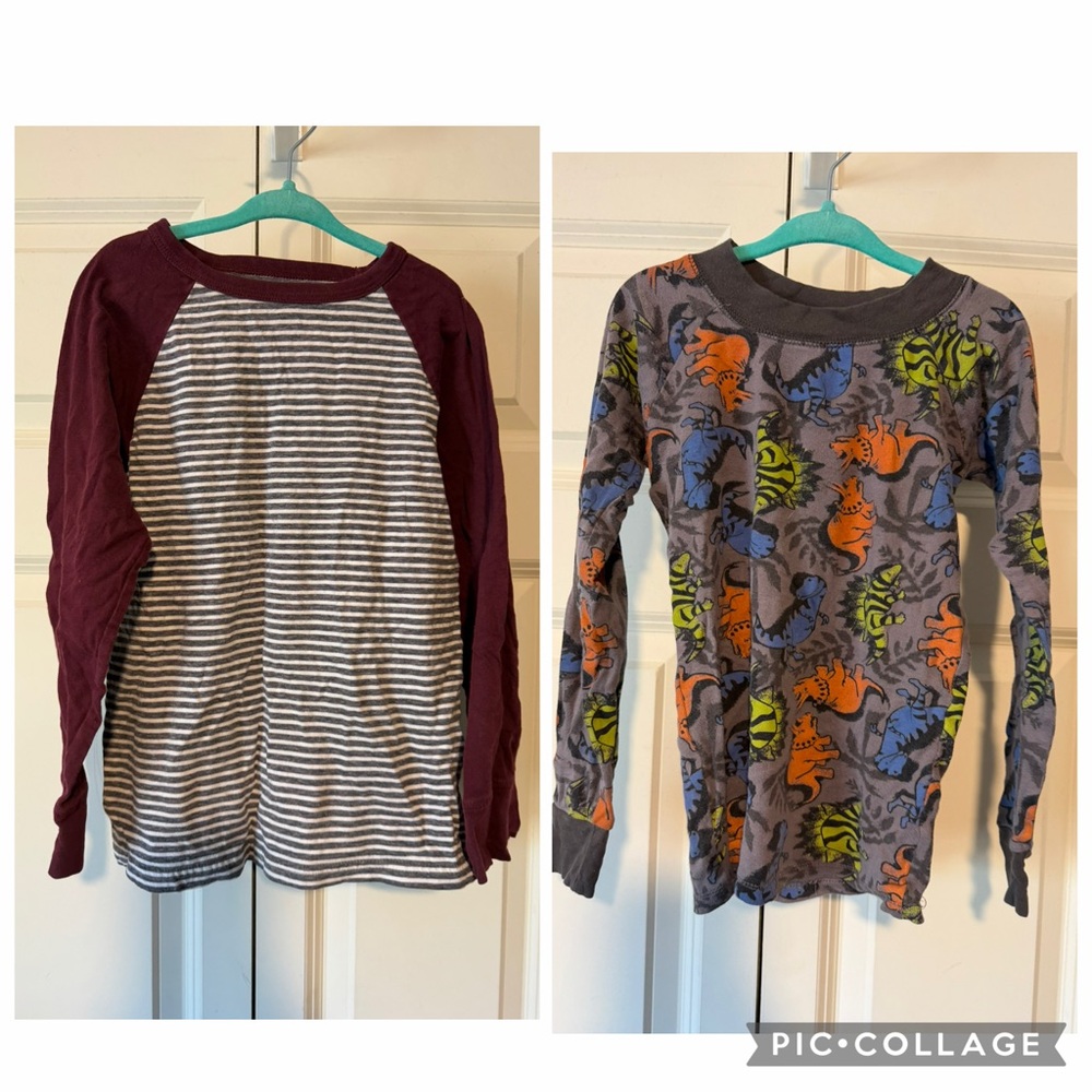 Bundle of 2 Boys Long Sleeve Shirts  S 5/6